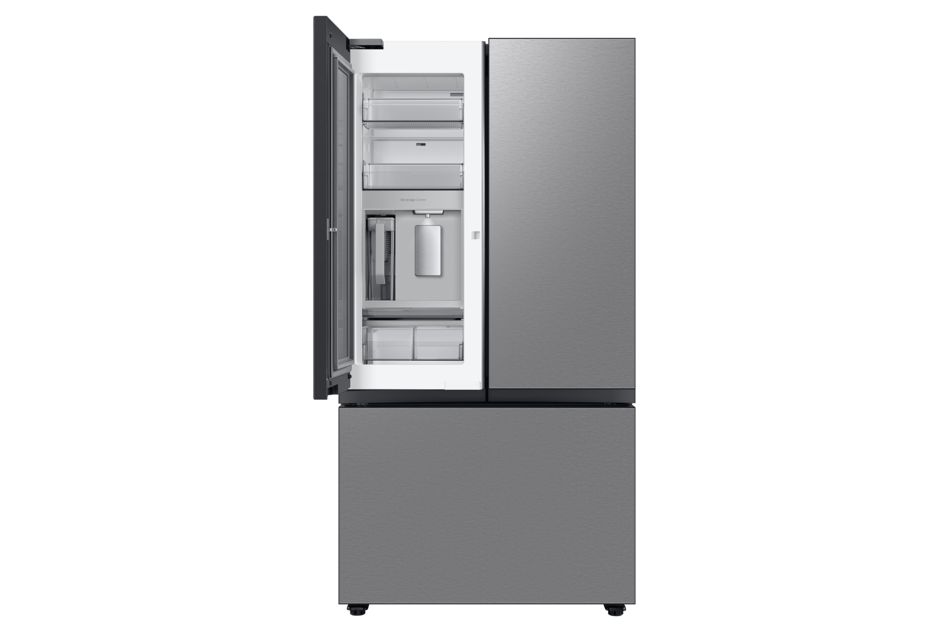 Samsung Bespoke 3-Door French Door Refrigerator With Beverage Center - View 2 | Fridge.com