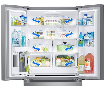 Samsung RF25C5551SR/Aa 24.5 cu ft French Door Refrigerator - View 4 | Fridge.com