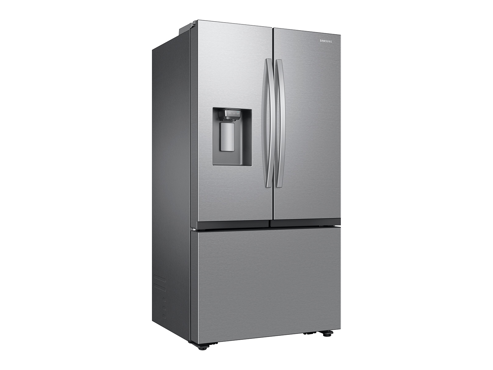 Samsung 26 cu. ft. Mega Capacity Counter Depth 3-Door French Door Refrigerator with Four Types of Ice, Stainless Steel, RF27CG5400SRAA | Fridge.com