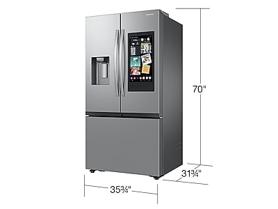 Samsung RF27CG5900SRAA 25 cu ft French Door Refrigerator - View 3 | Fridge.com
