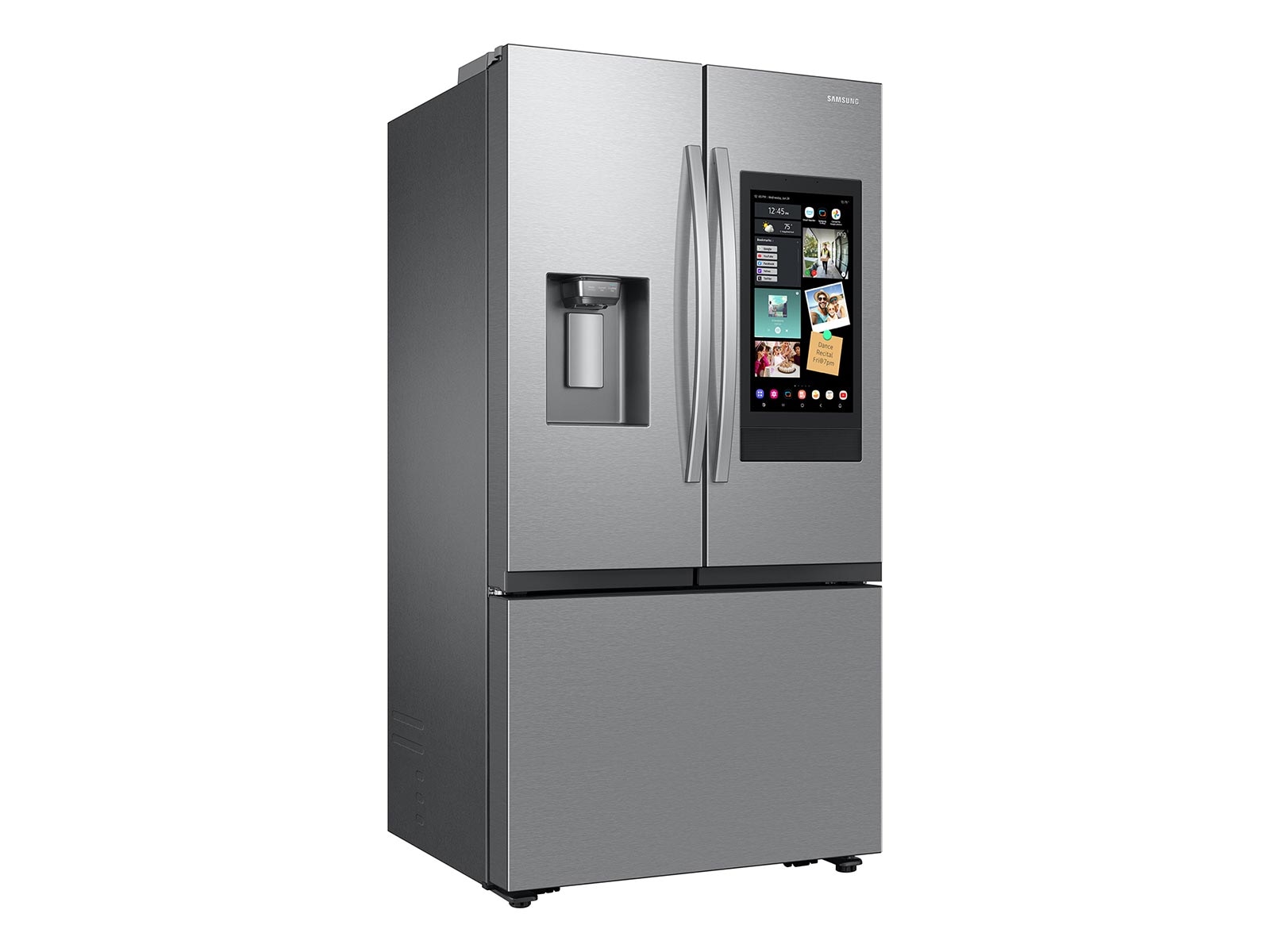 Samsung 25 cu. ft. Counter Depth French Door Refrigerator W/ Family Hub - View 6 | Fridge.com