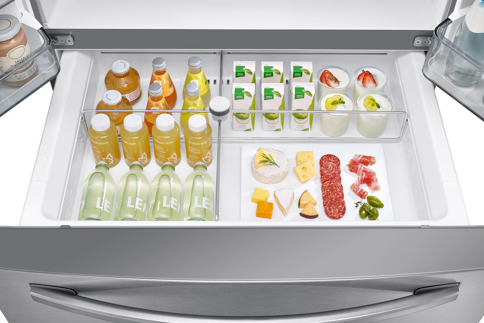Samsung RF28R7201SR/Aa 28 cu ft French Door Refrigerator - View 6 | Fridge.com
