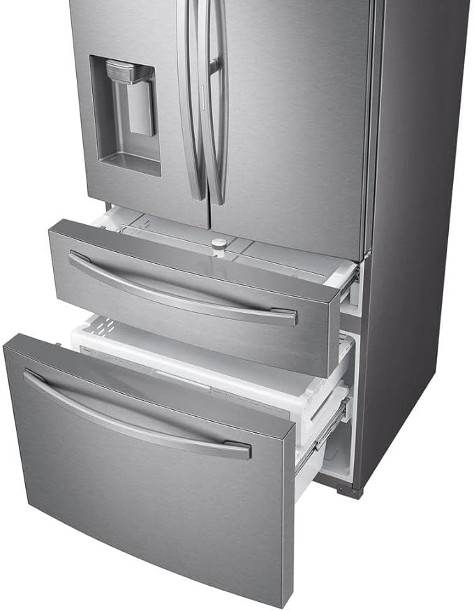 Samsung Fingerprint Resistant Stainless Steel French Door Refrigerator - View 5 | Fridge.com