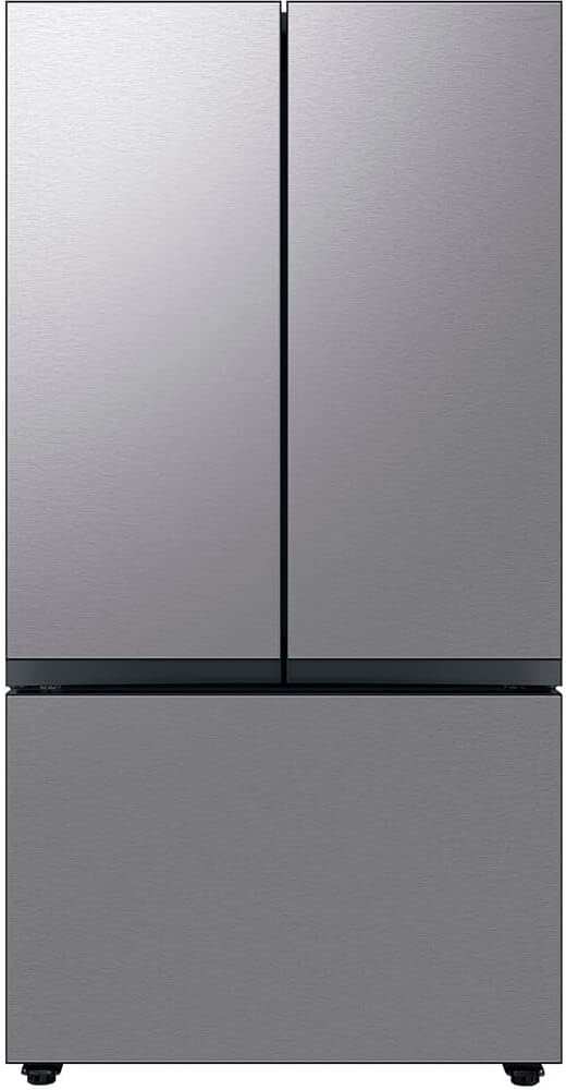Samsung 30 Cu. Ft. Bespoke 3-Door French Door Refrigerator with AutoFill Water Pitcher, Stainless Steel, RF30BB6200QLAA | Fridge.com