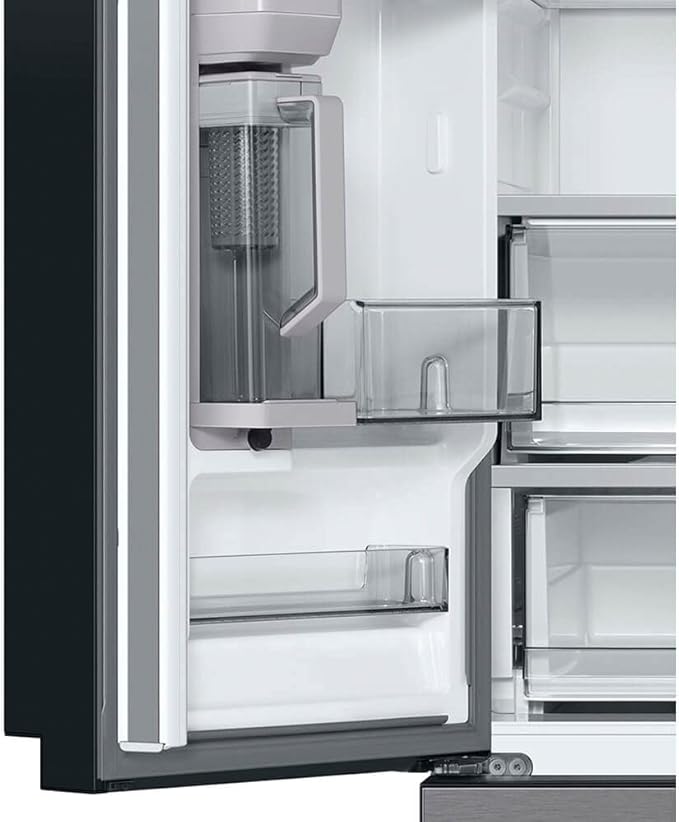 Samsung 30 Cu. Ft. Bespoke 3-Door French Door Refrigerator With Autofill Water Pitcher, Stainless Steel, Rf30bb6200qlaa - View 6 | Fridge.com