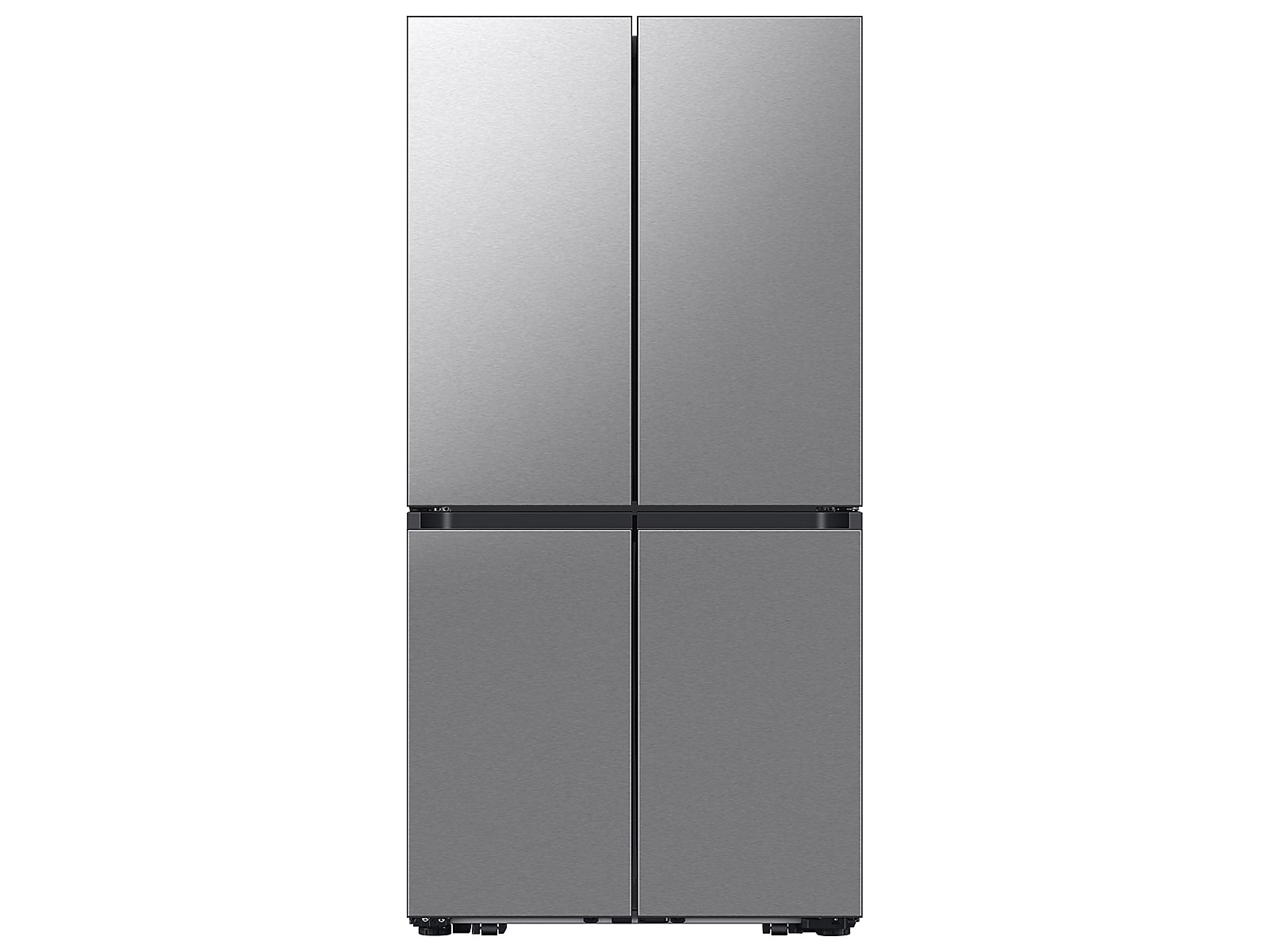 Samsung Bespoke 23 cu. ft. Counter Depth 4-Door French Door Refrigerator with AI Hybrid Cooling & Beverage Center™ in Stainless Steel | Fridge.com