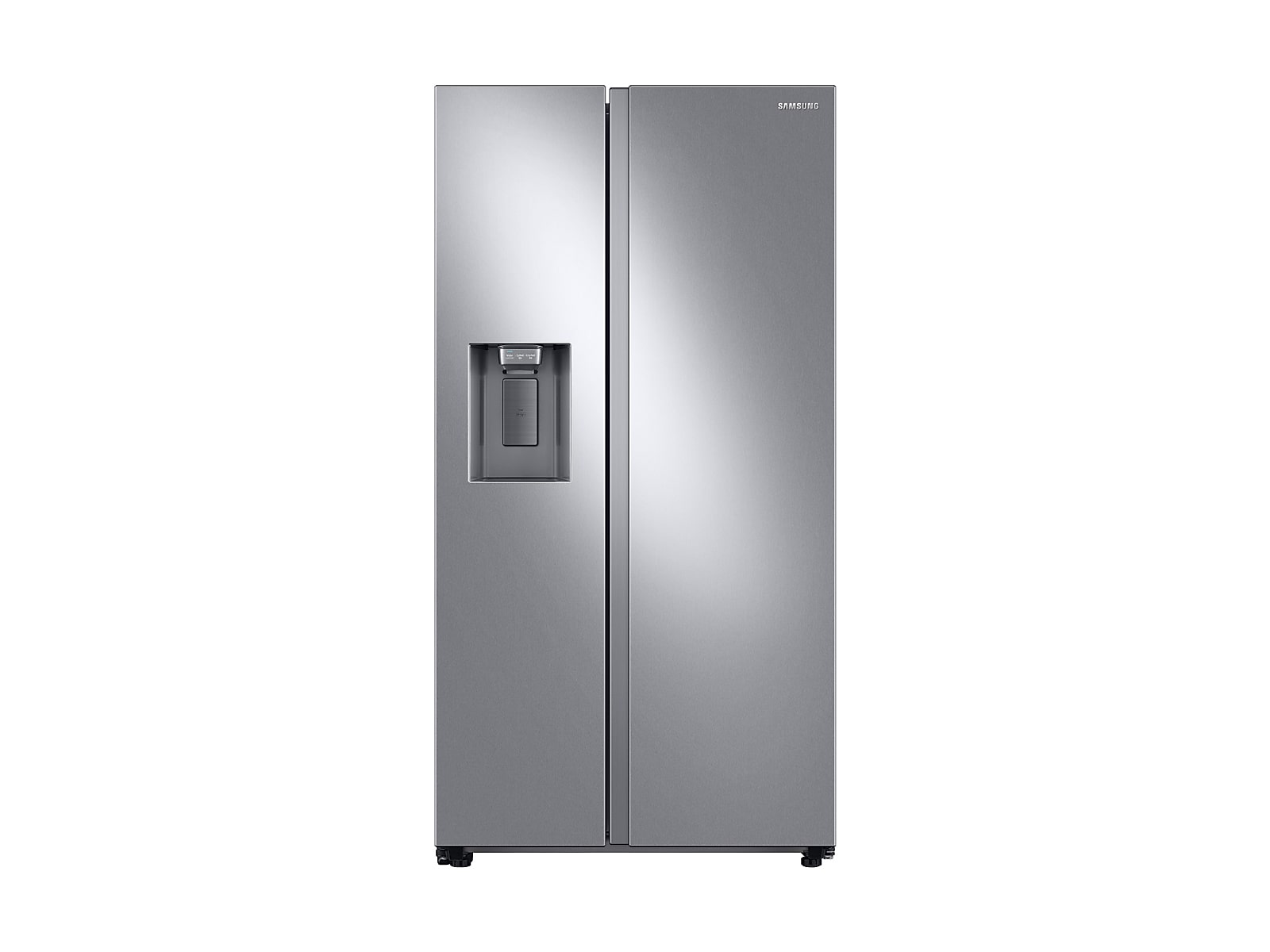 Samsung 22 cu. ft. Counter Depth Side-by-Side Refrigerator in Silver(RS22T5201SR/AA) | Fridge.com