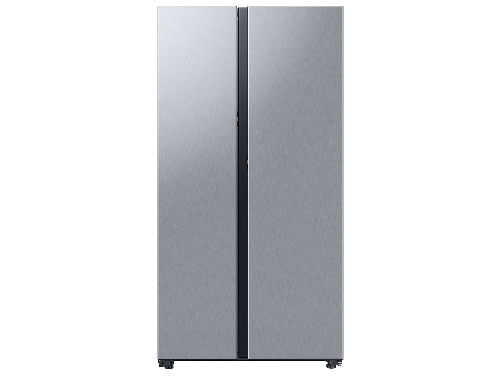 Samsung Bespoke Counter Depth Side-by-Side 23 cu. ft. Refrigerator with Beverage Center™ in Stainless Steel(RS23CB7600QLAA) | Fridge.com