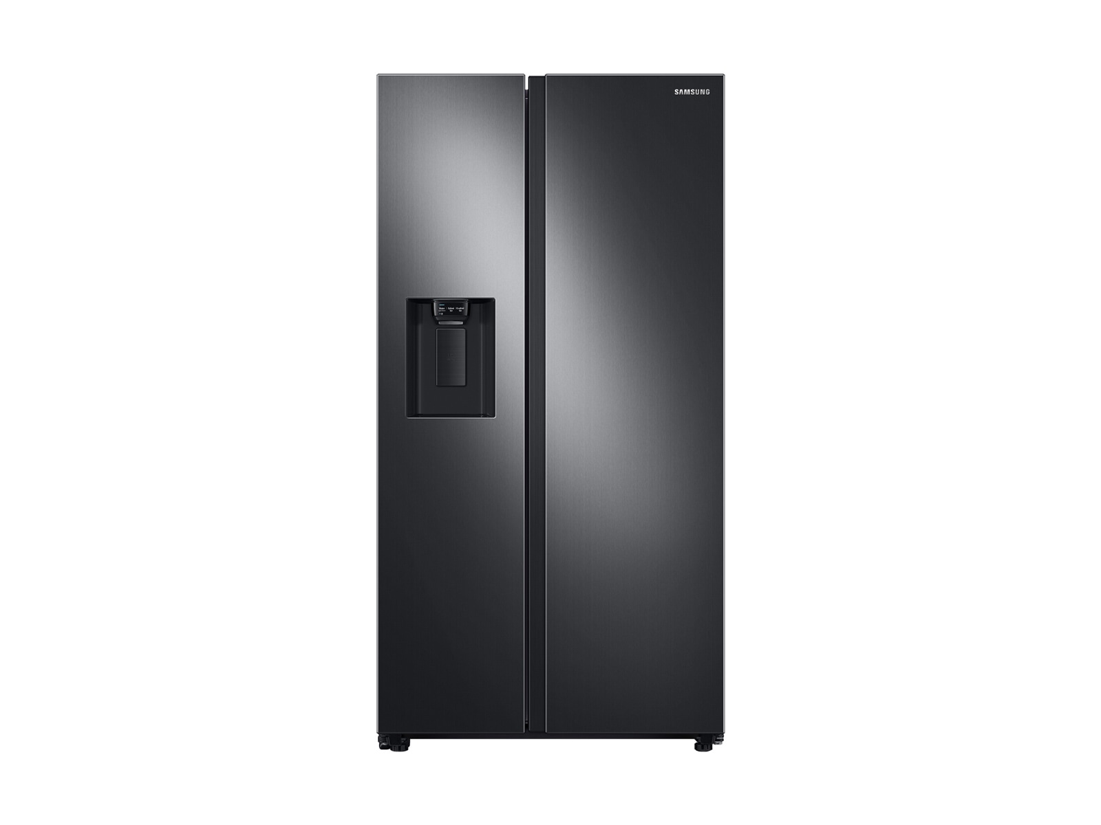 Samsung 27.4 cu. ft. Large Capacity Side-By-Side Refrigerator In Black Stainless Steel(RS27T5200SG/Aa) - View 2 | Fridge.com