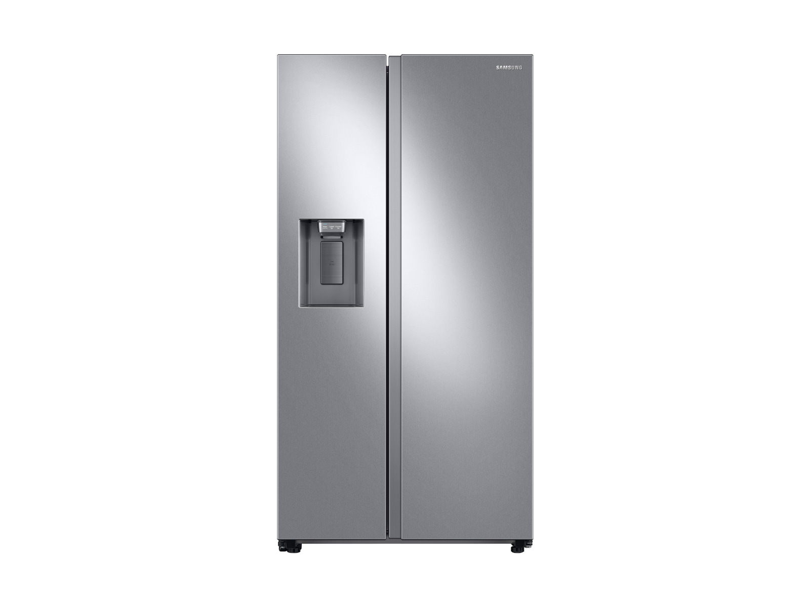 Samsung 27.4 cu. ft. Large Capacity Side-By-Side Refrigerator In Silver(RS27T5200SR/Aa) - View 2 | Fridge.com