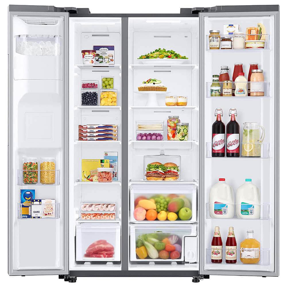 Samsung ADA 27.4 Cu. Ft. Stainless Steel Smart Side-By-Side Refrigerator — FIN-0008413 | Fridge.com