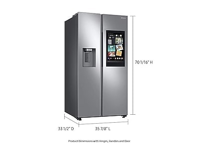 Samsung RS27T5561SR/Aa 26.7 cu ft Side-By-Side Refrigerator - View 2 | Fridge.com