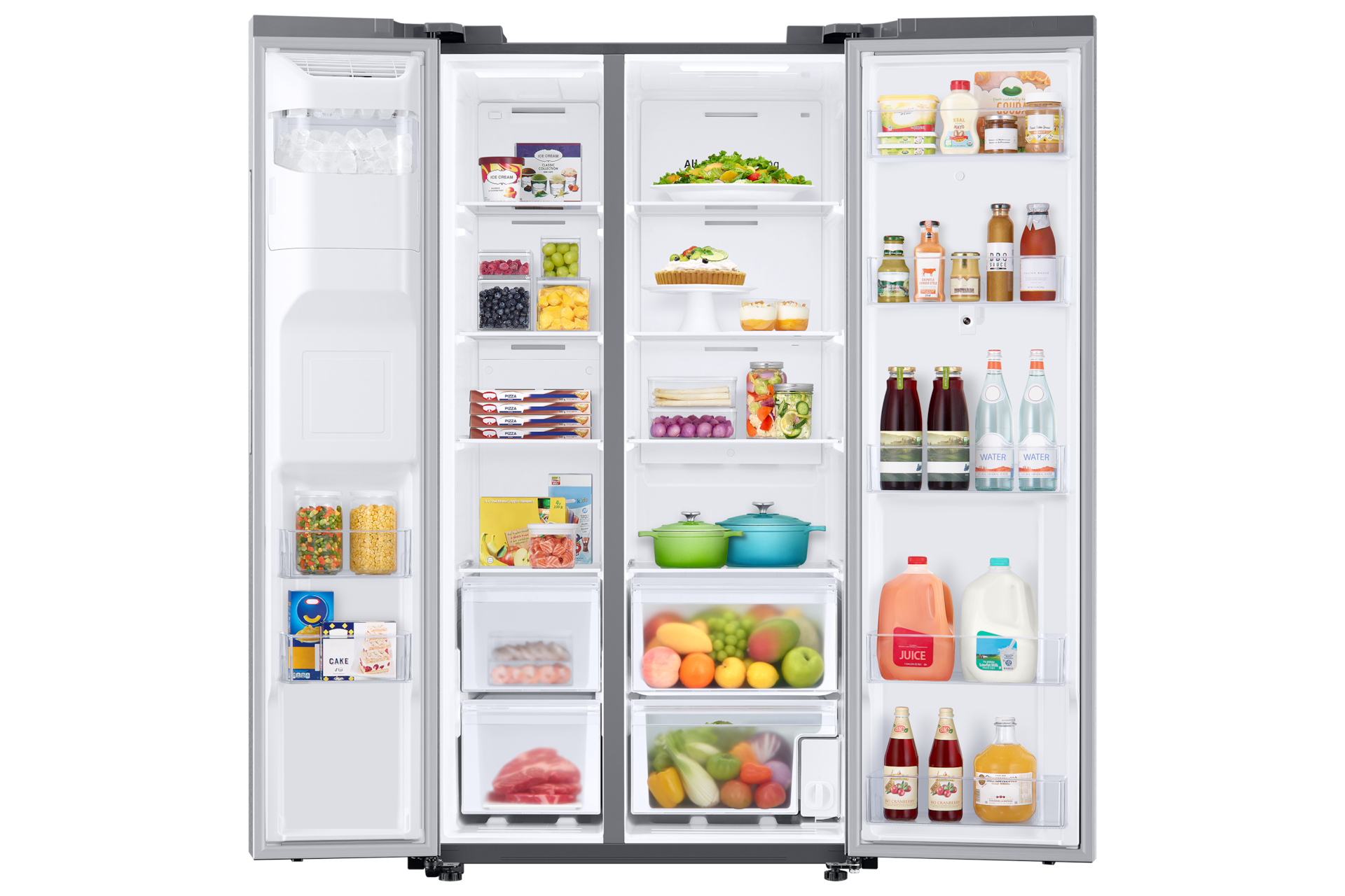 Samsung RS27T5561SR/Aa 26.7 cu ft Side-By-Side Refrigerator - View 6 | Fridge.com