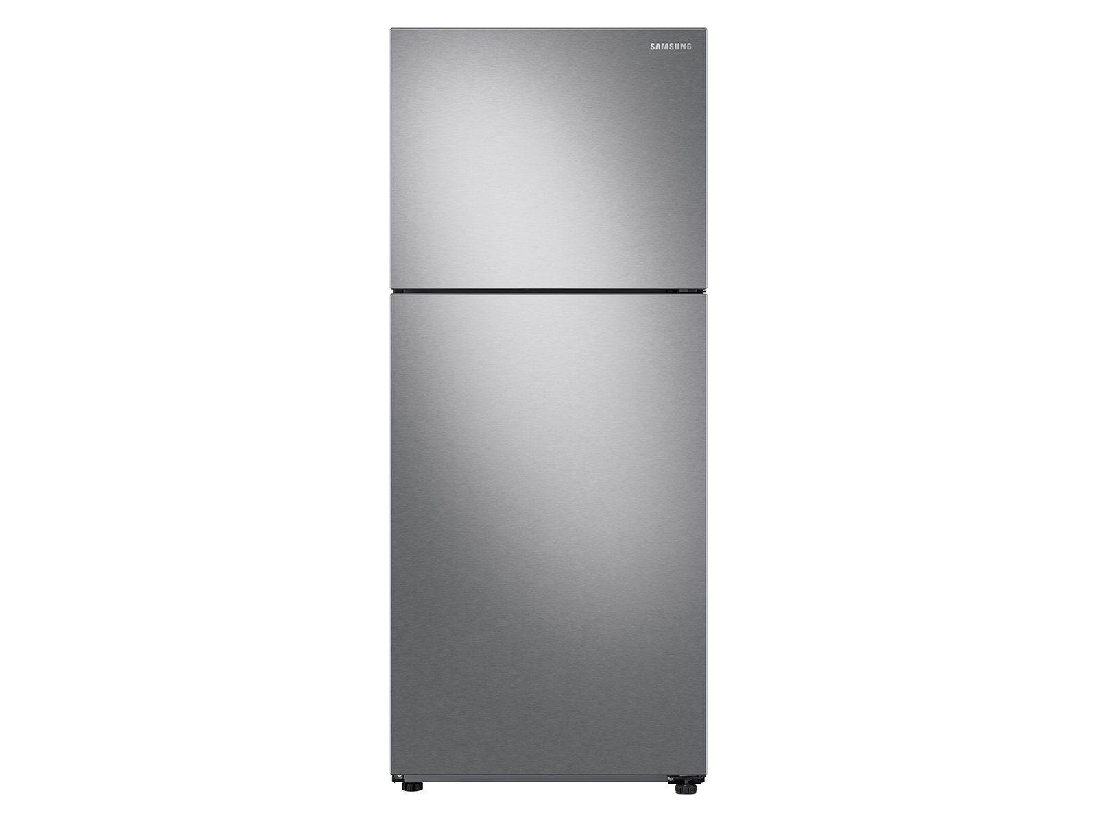 Samsung 15.6 cu. ft. Top Freezer Refrigerator With All-Around Cooling In Silver(RT16A6195SR/Aa) - View 2 | Fridge.com