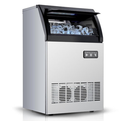 Sangdo 100 Lb. Daily Production Cube Ice Freestanding Ice Maker | Fridge.com