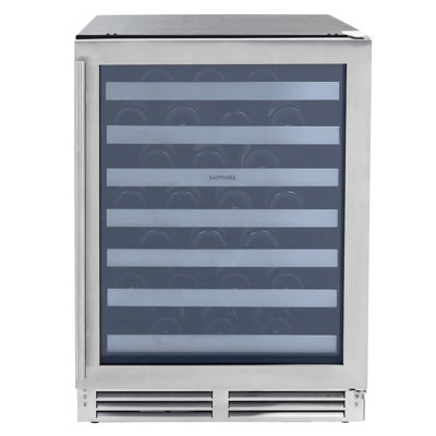 24" Indoor/outdoor Premium Single Zone Wine Refrigerator | Fridge.com