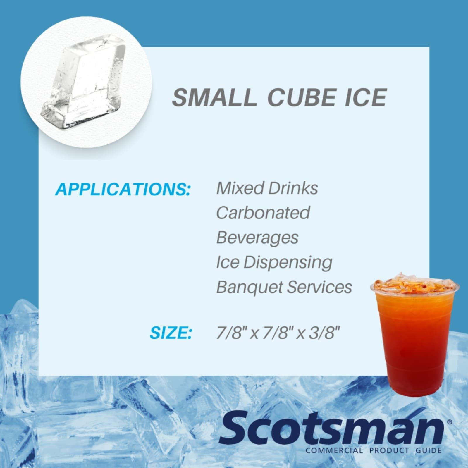 Scotsman Prodigy Elite Small Cube 30" Ice Maker - 476 lb/Day, 536 lb Storage Bin - View 4 | Fridge.com