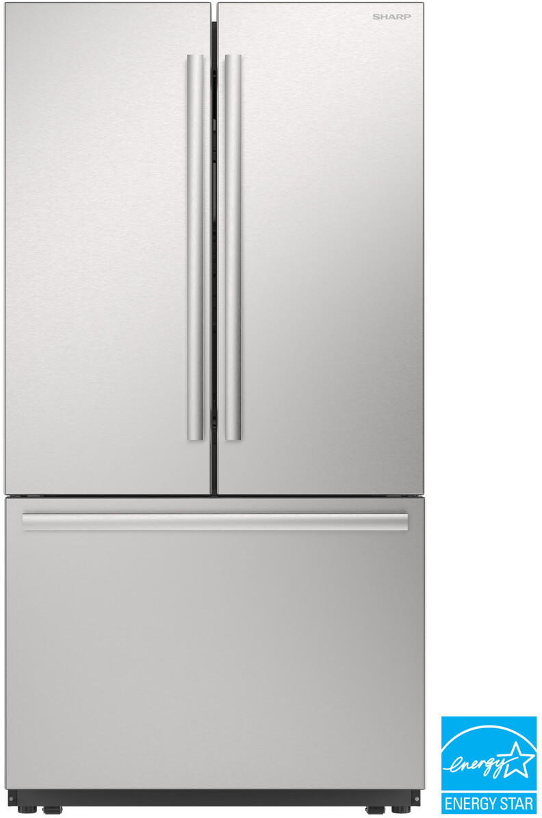 Sharp 36 Inch Counter Depth French Door Refrigerator SJF2752MS — FIN-0018569 | Fridge.com