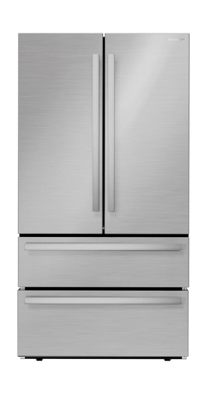 Sharp 36 Inch Counter Depth French Door Refrigerator SJG2351FS — FIN-0005469 | Fridge.com