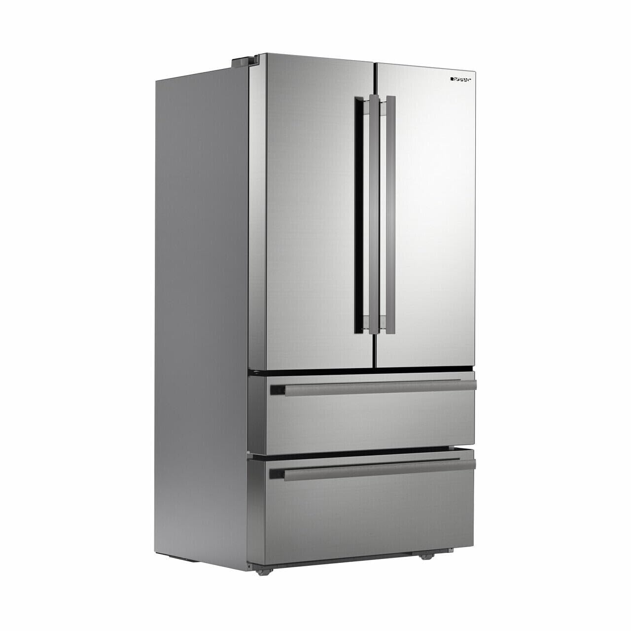 Sharp 36 Inch Counter Depth French Door Refrigerator SJG2351FS - View 4 | Fridge.com