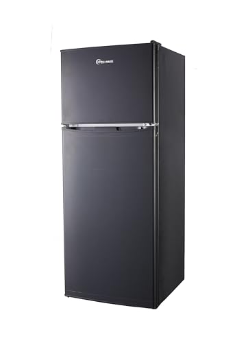 Simpli-Magic 79565 4.0 cu.ft. Double Door Freezer, Mini Fridge For Office,Dorm, Bedroom,Adjustable Thermostat Refrigerator, Black - View 2 | Fridge.com