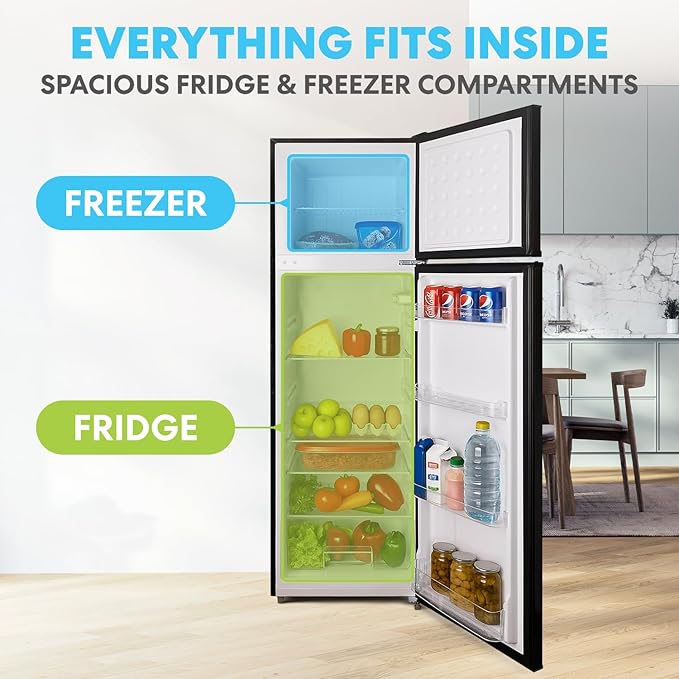 Simpli-Magic 79566A Refrigerator, Black - View 3 | Fridge.com