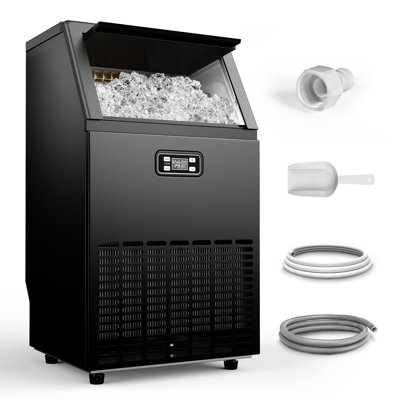 Simzlife 100lb. Daily Production Cube Freestanding/Under Counter  Commercial Ice Maker | Fridge.com