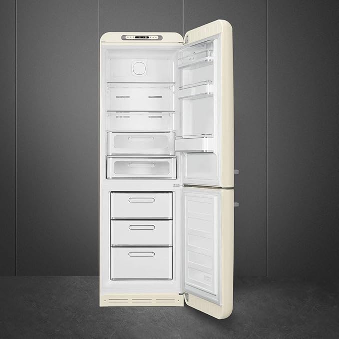 Smeg FAB32URPG3 FAB32 Retro Refrigerator 50s Style Fridge With Bottom Freezer, No-Frost, LED Display & Lighting, Lifeplus Zone, Multi-Airflow – 12.2 cu ft – Made In Italy, Pastel Green - View 4 | Fridge.com