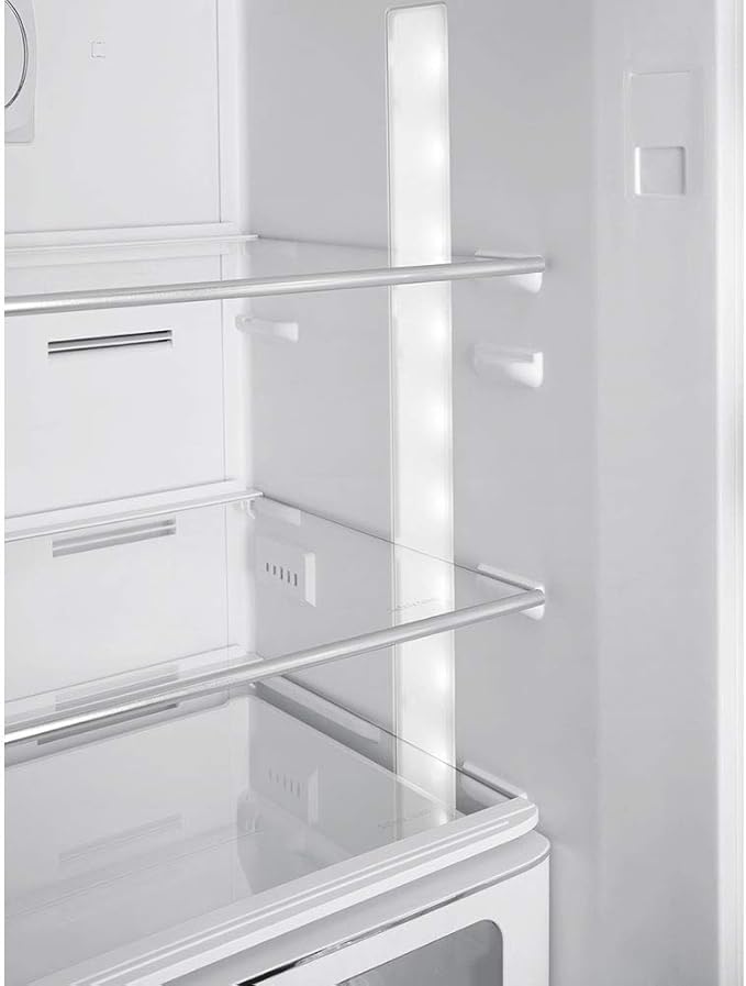 Smeg FAB32URPG3 FAB32 Retro Refrigerator 50s Style Fridge With Bottom Freezer, No-Frost, LED Display & Lighting, Lifeplus Zone, Multi-Airflow – 12.2 cu ft – Made In Italy, Pastel Green - View 5 | Fridge.com