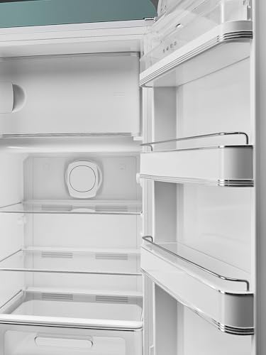 Smeg Retro Style FAB28 50s Style Refrigerator, Right Hinge, Matte Jade – 9.93 cu. ft. – Made In Italy - View 5 | Fridge.com