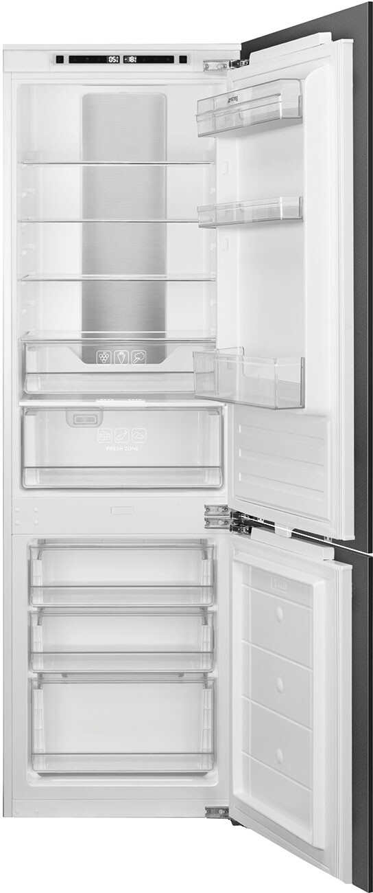 Smeg 24 Inch Built In Counter Depth Bottom Freezer Refrigerator CB2485U — FIN-0020056 | Fridge.com