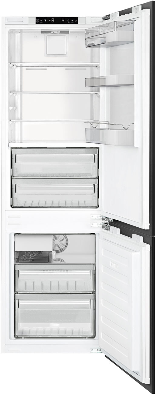 Smeg 24 Inch Built In Counter Depth Bottom Freezer Refrigerator CB300UI — FIN-0020106 | Fridge.com