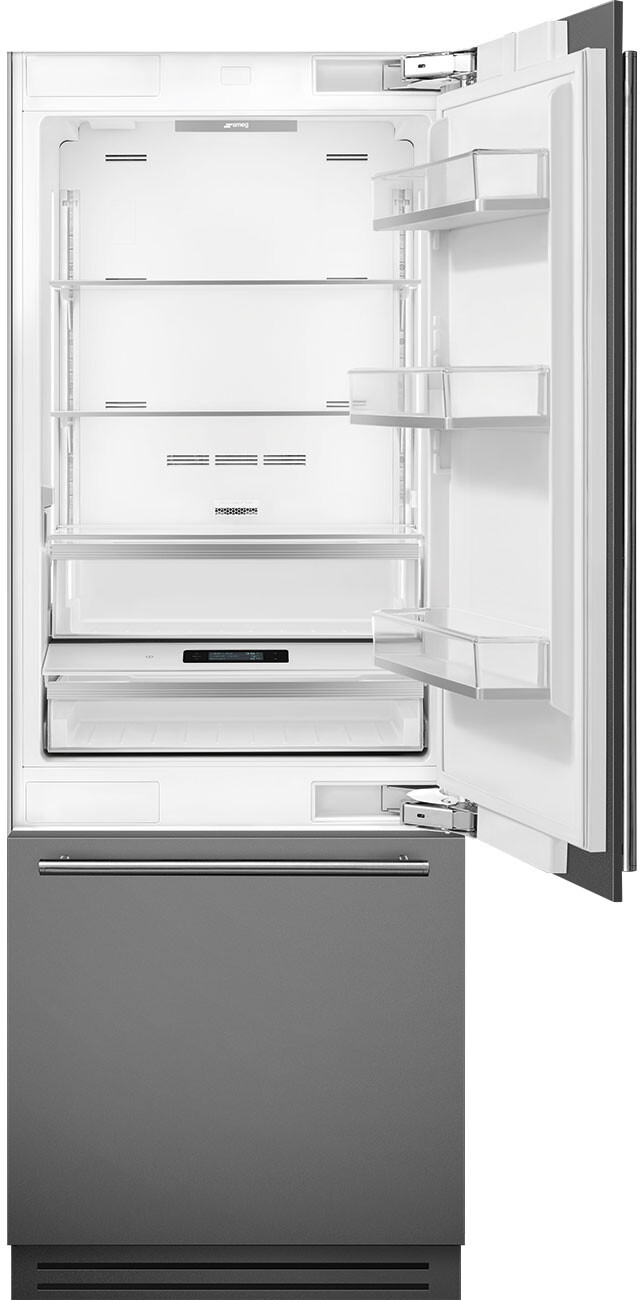 Smeg 30 Inch Built In Bottom Freezer Refrigerator CB465UI | Fridge.com