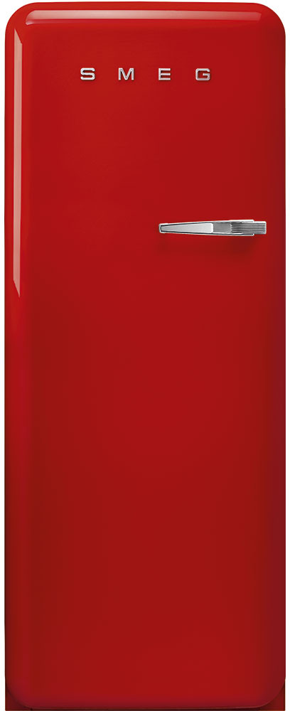 Smeg 24 Inch 50's Retro Design 24" Counter Depth Top Freezer Refrigerator FAB28ULRD3 | Fridge.com