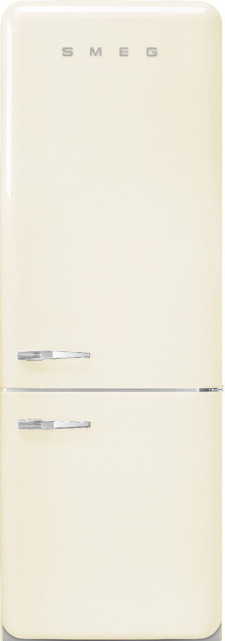 Smeg 28 Inch 50's Retro Design 28" Bottom Freezer Refrigerator FAB38URCR | Fridge.com