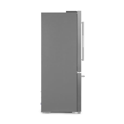 Smeg FD30UXI 30" French Door Stainless Steel Free Standing Refrigerator - View 3 | Fridge.com