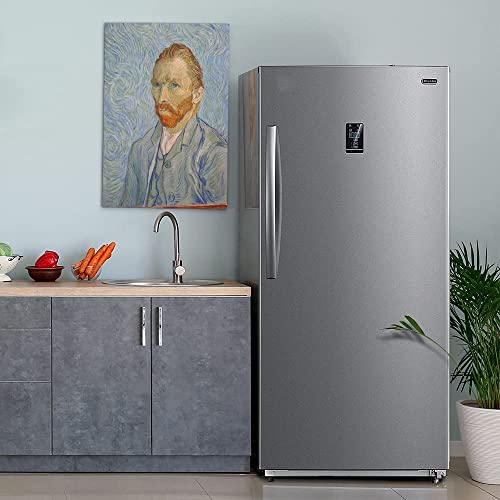SMETA 21 Cu. Ft Upright Freezer, Stand Up Convertible Freezer, Large Capacity, Energy Star, Frost Free Stainless Steel Garage Freezerless Refrigerator, All Refrigerator | Fridge.com