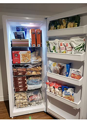 Smeta Upright Deep Freezer 13.8 cu ft, Stand Up Frost Free Standing Freezer Upright, Garage Ready Upright Freezerless Refrigerator Convertible Vertical 14 cu ft, White - View 2 | Fridge.com