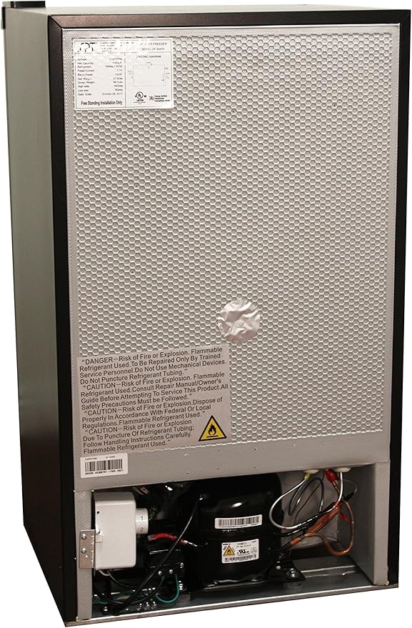 SPT UF-304SS: 3.0 cu.ft. Upright Freezer In Stainless Steel - Energy Star - View 4 | Fridge.com
