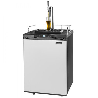 Beer Kegerator Draft Beer Dispenser Full Size Keg Refrigerator Single Tap | Fridge.com