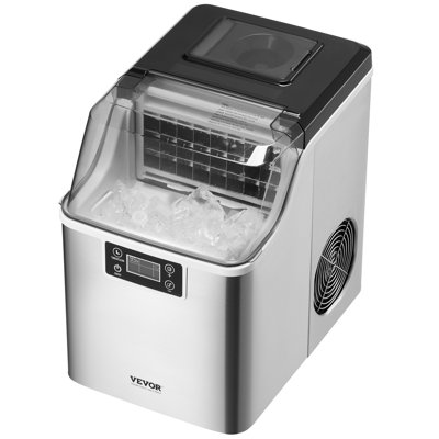 Portable Countertop Ice Maker 45Lbs/24H Self-Cleaning with Scoop Basket Home Bar | Fridge.com