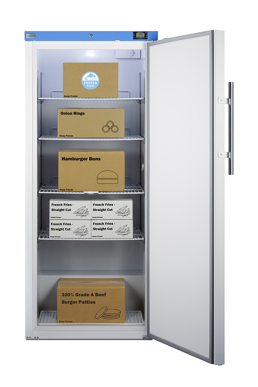 Summit Commercial 31" Upright Freezer AFM19W - View 5 | Fridge.com