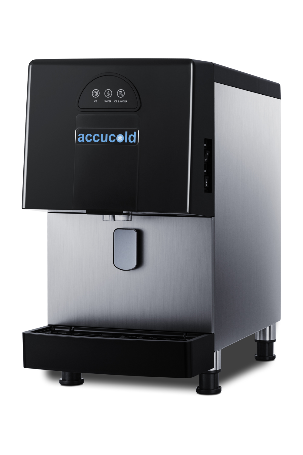 Summit Appliance 160 lb. Daily Production Nugget Clear Ice Freestanding Ice Maker - View 3 | Fridge.com