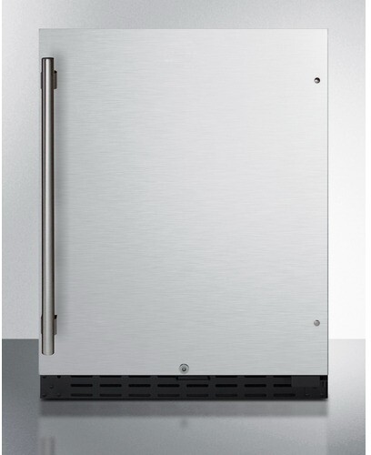 Summit 24 Inch Freestanding/Built In Undercounter Counter Depth Compact All-Refrigerator AL55CSS | Fridge.com