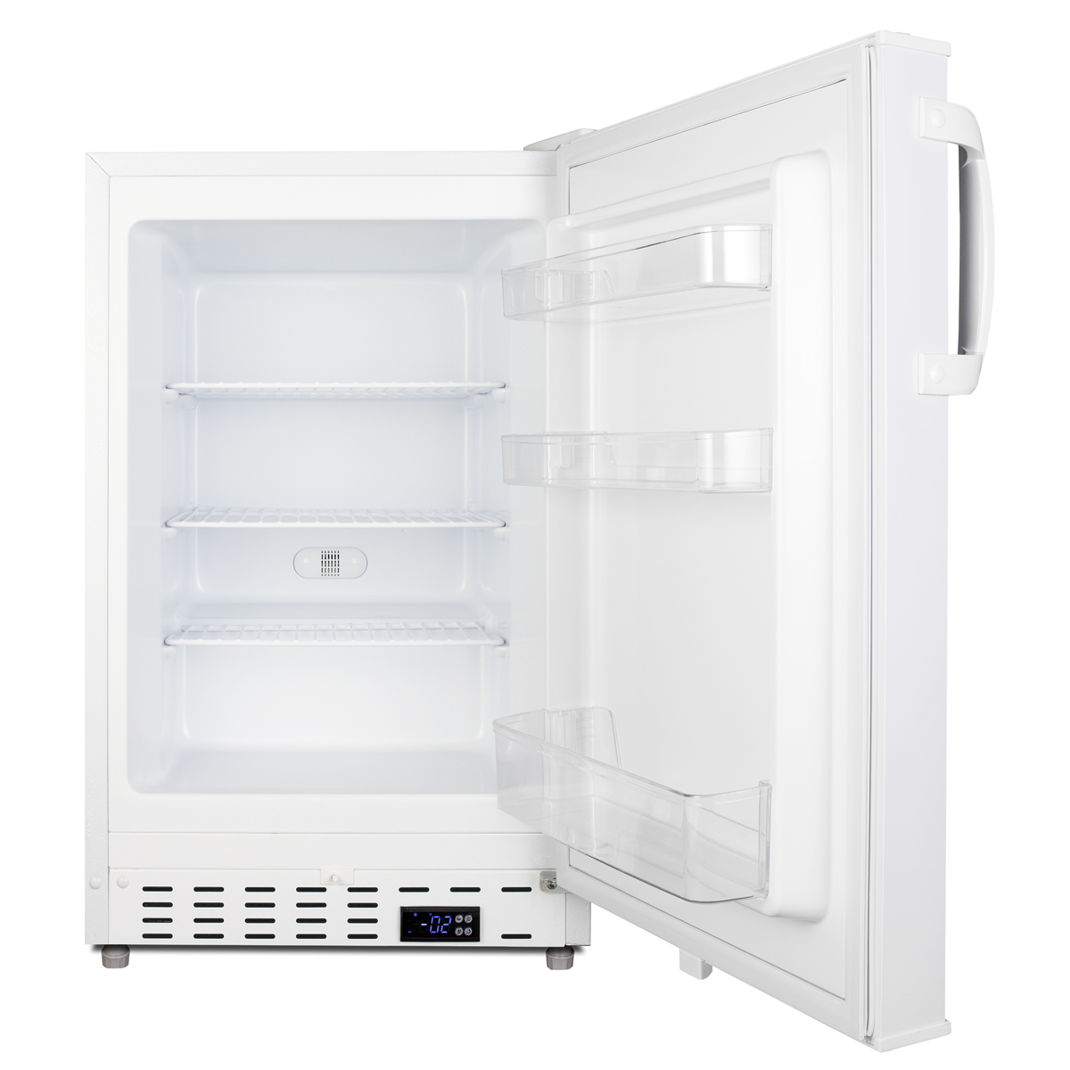 2.68 Cubic Feet Undercounter Upright Freezer With Adjustable Temperature Controls - View 4 | Fridge.com