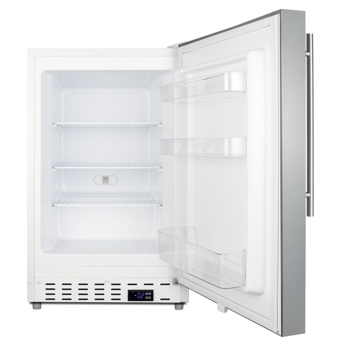 Summit 20" Freestanding/Built In Undercounter Counter Depth Compact Upright Freezer ALFZ36CSSHV | Fridge.com