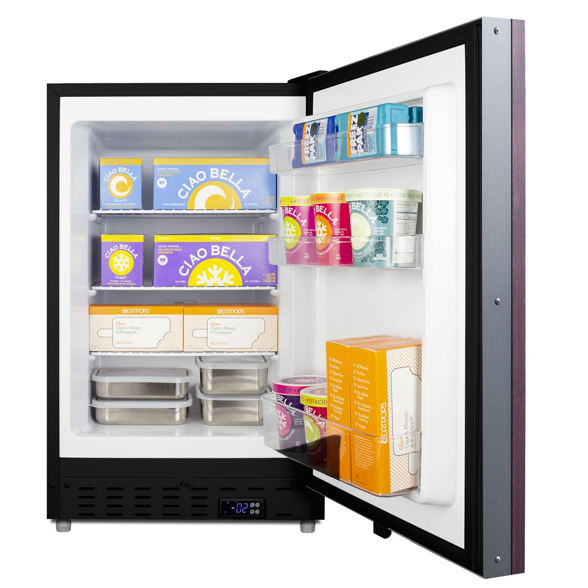 2.68 Cubic Feet Undercounter Upright Freezer With Adjustable Temperature Controls - View 5 | Fridge.com