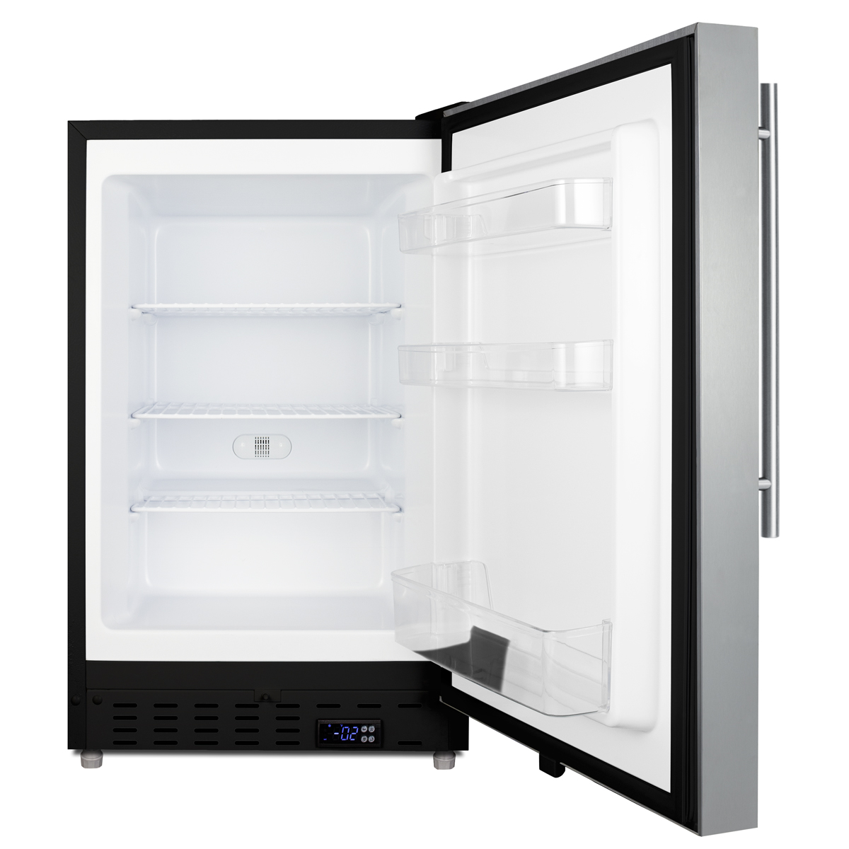 Summit 21" Built In Undercounter Counter Depth Compact Upright Freezer ALFZ37BSSHV | Fridge.com