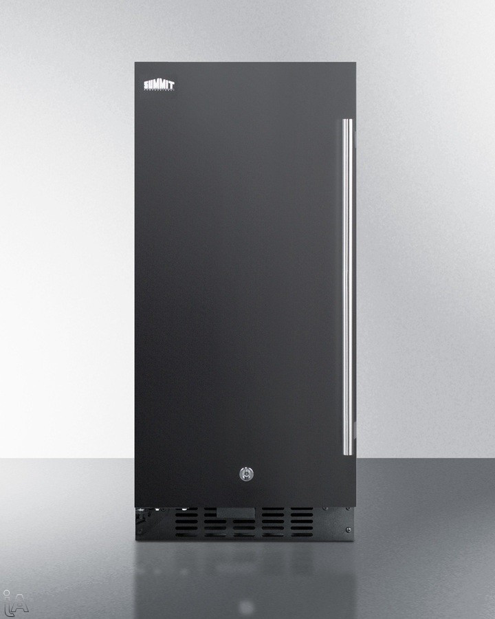 Summit 15 Inch Freestanding/Built In Undercounter Counter Depth Compact All-Refrigerator ALR15BLHD | Fridge.com