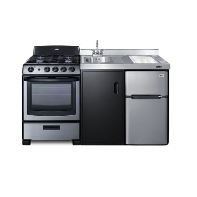 Summit Appliance All-In-One Combo Kitchens 3.2 Cubic Feet Freestanding Mini Fridge with Freezer — FIN-0019654 | Fridge.com